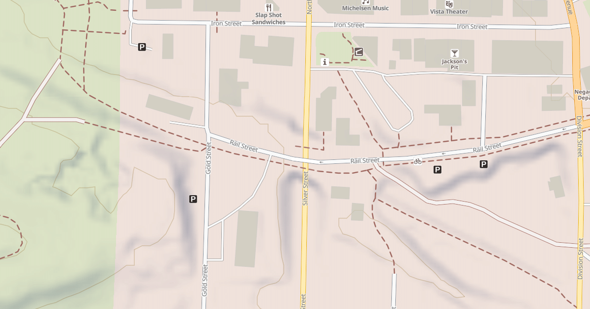Map preview of Ishpeming To Republic Route
