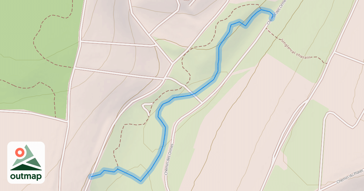 Map of Single du Val Chatain