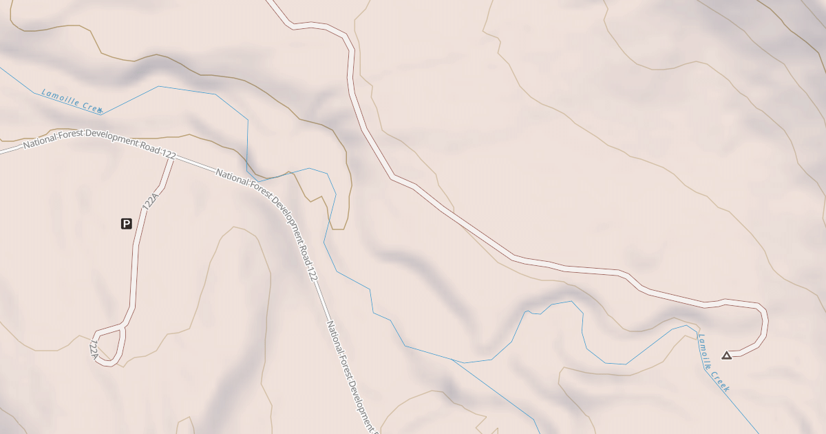Map preview of CAMP LAMOILLE SPUR F
