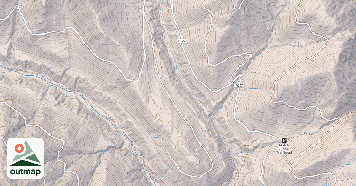 Map of USFS Motor Vehicle Use Map Roads {7B17F4DB-BB26-4AF2-BC72-FC7EDF9D8E39}