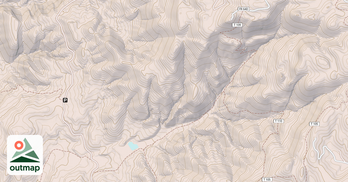 Map of ALAMO PEAK