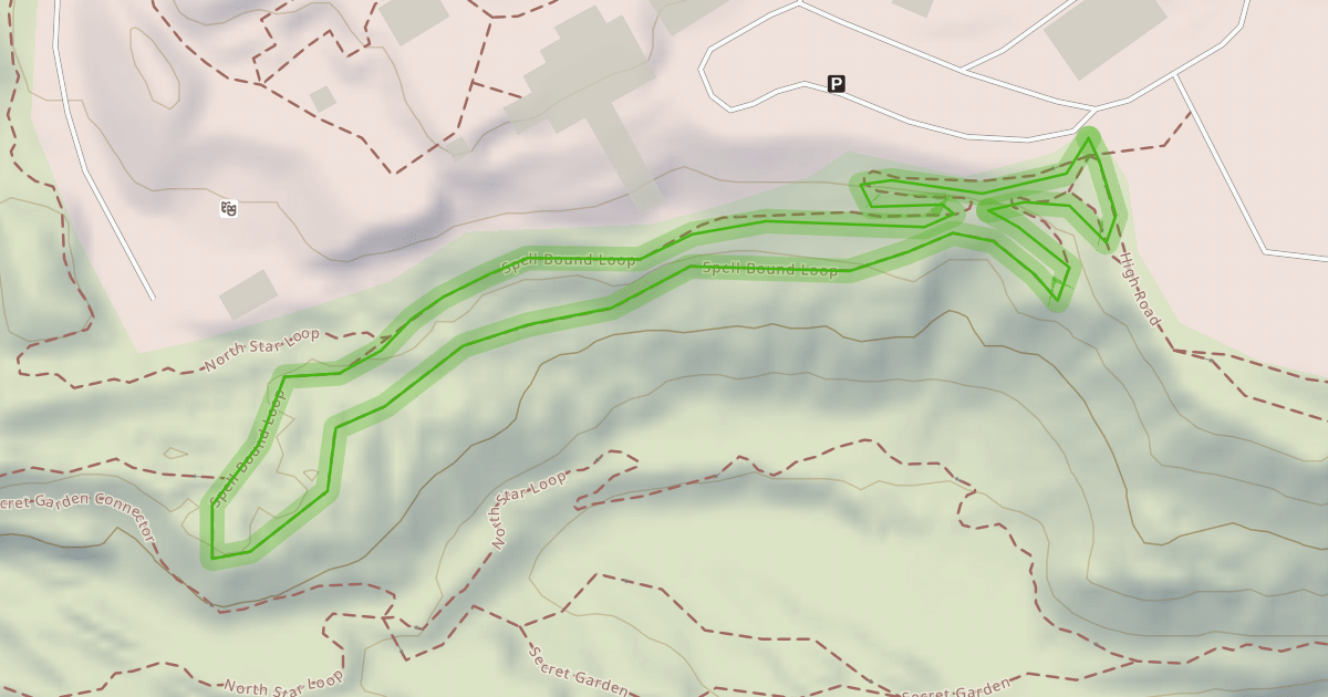 Map preview of Spell Bound Loop (green)