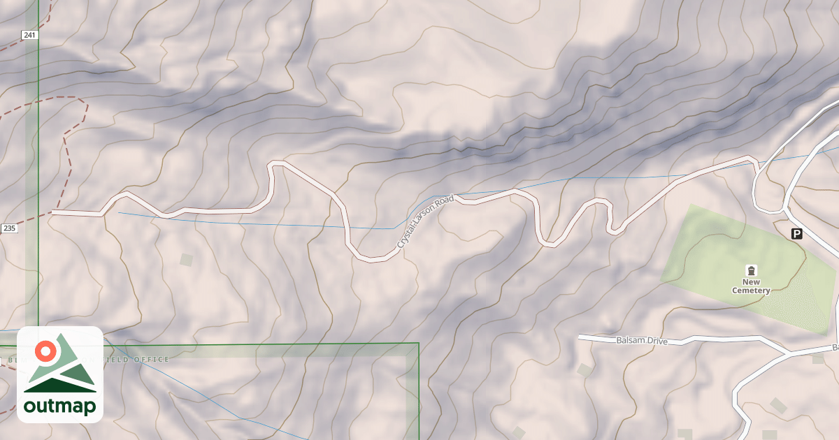 Map of CRYSTAL-LARSON