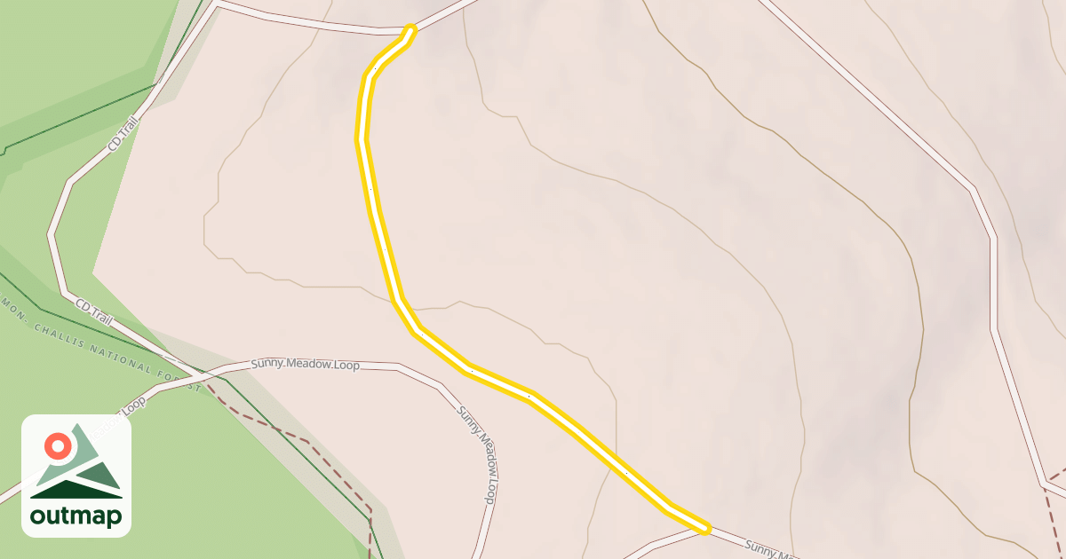 Map of Sunny Meadow Loop