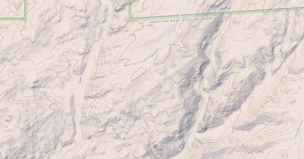 Map preview of CLARK DRAW