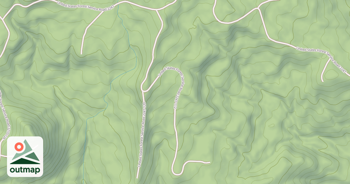 Map of USFS National Forest System Roads {C374FE58-2E4C-4B33-9683-724A2DFAB58B}