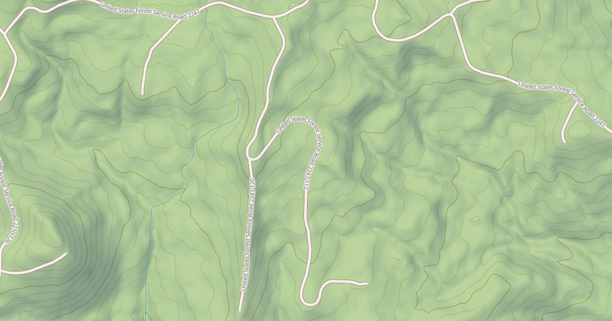 Map preview of USFS National Forest System Roads {C374FE58-2E4C-4B33-9683-724A2DFAB58B}
