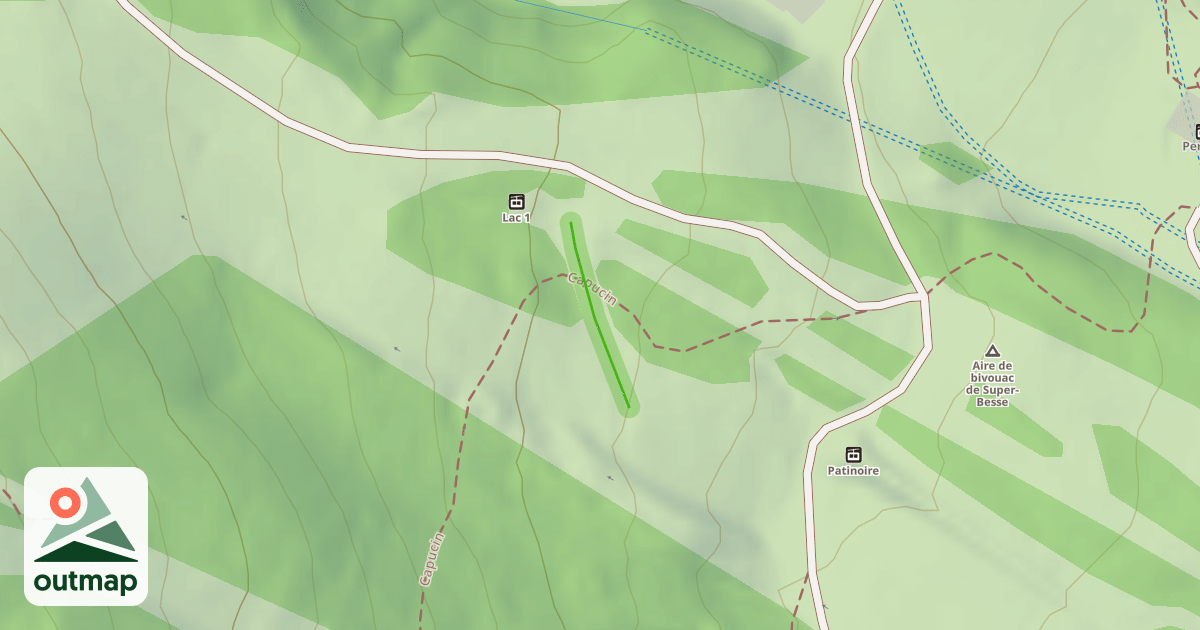 Map of École de Ski