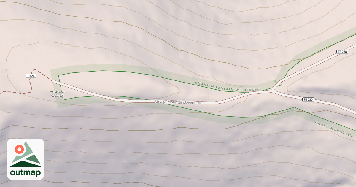 Map of UNAKA MTN SCENIC AREA