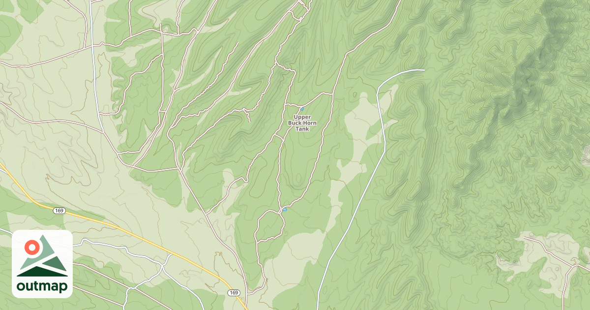 Map of BUCKHORN
