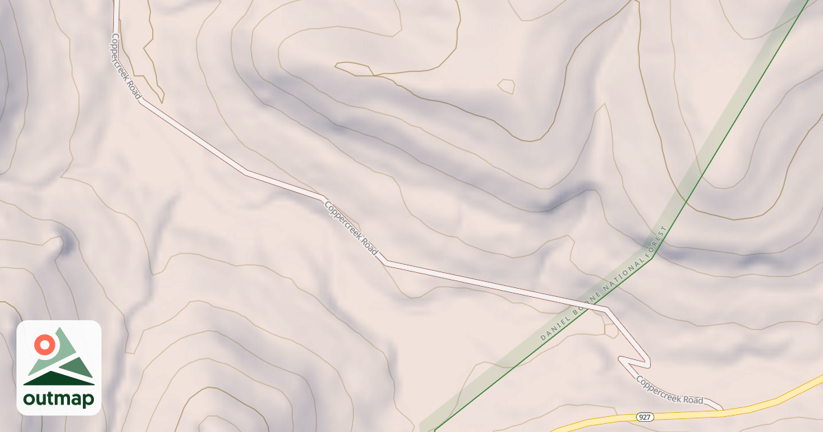 Map of STALEY BRANCH