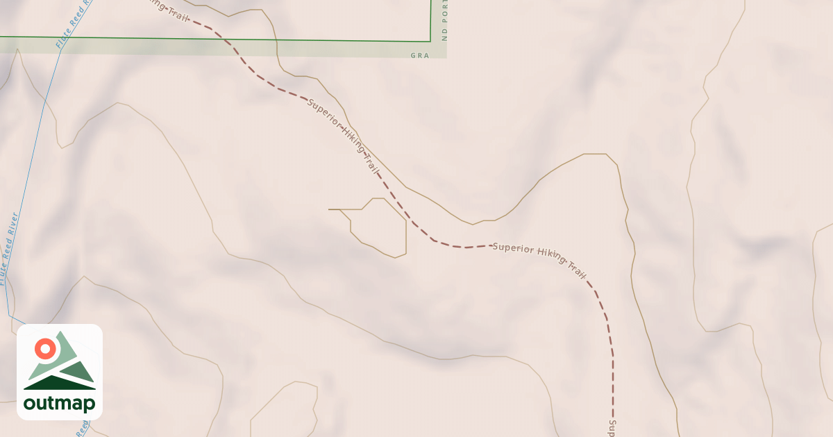 Map of Hovland Woods Trail