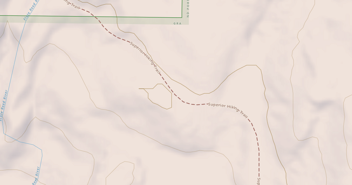 Map preview of Hovland Woods Trail