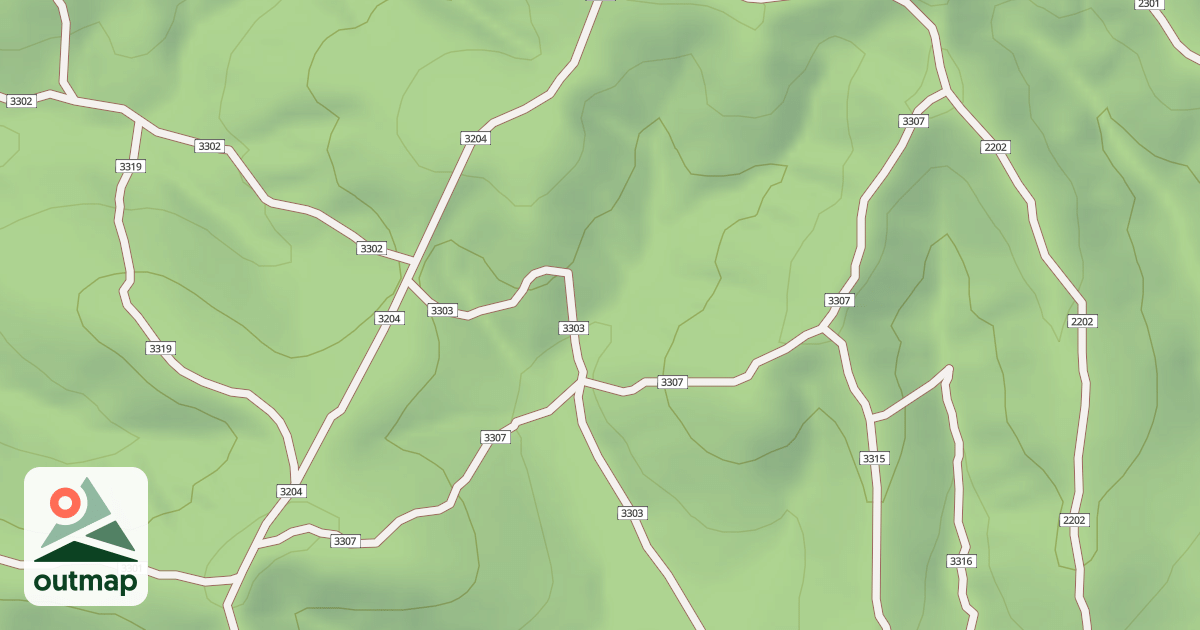 Map of USFS Motor Vehicle Use Map Trails 19811