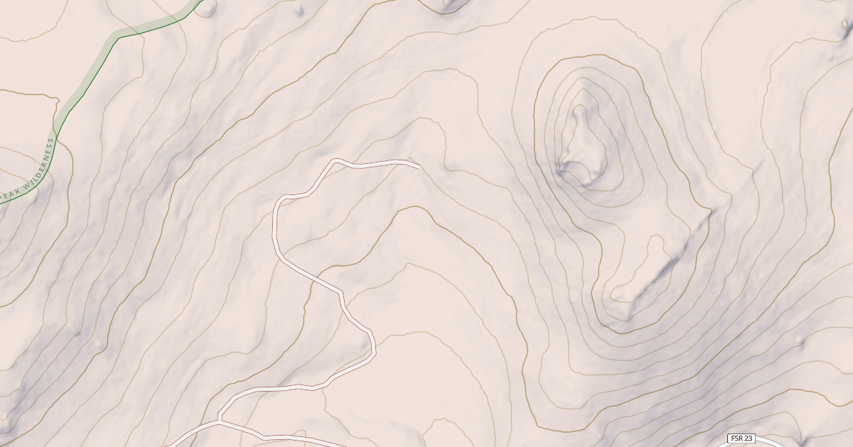 Map preview of TRIGGER LAKE SPUR 2