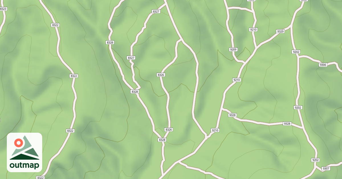 Map of USFS Motor Vehicle Use Map Trails 19277