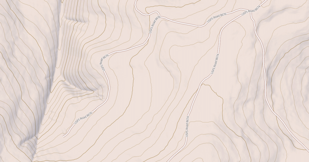 Map preview of USFS National Forest System Roads {1D08A4A1-6E89-4D3A-9E83-CC36A5AB3961}