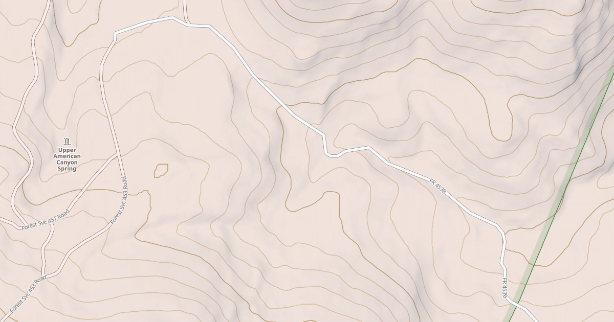 Map preview of USFS Motor Vehicle Use Map Roads {BD4290A5-CE3F-427D-AB71-32ADFD95923D}