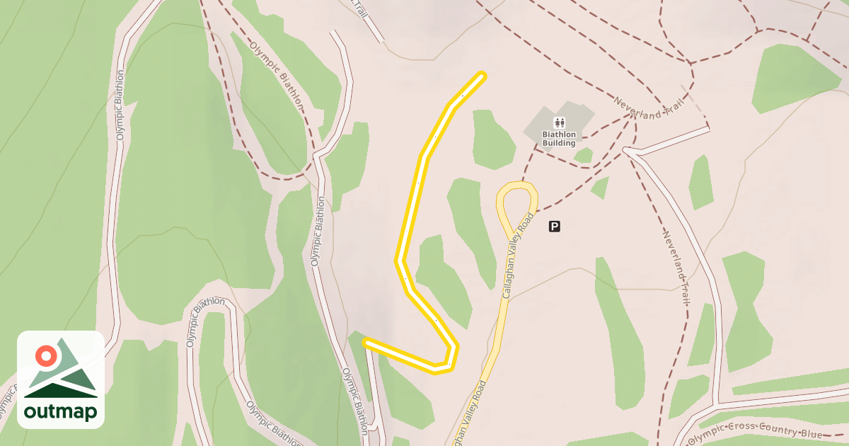 Map of Neverland Trail