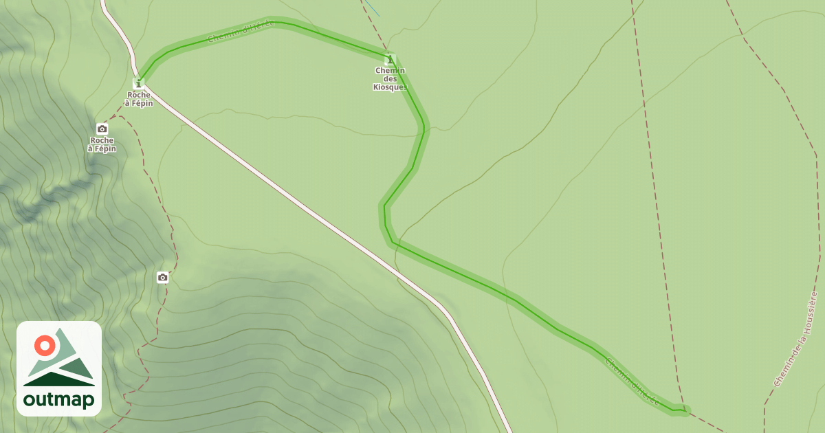 Map of Chemin d'Hérée