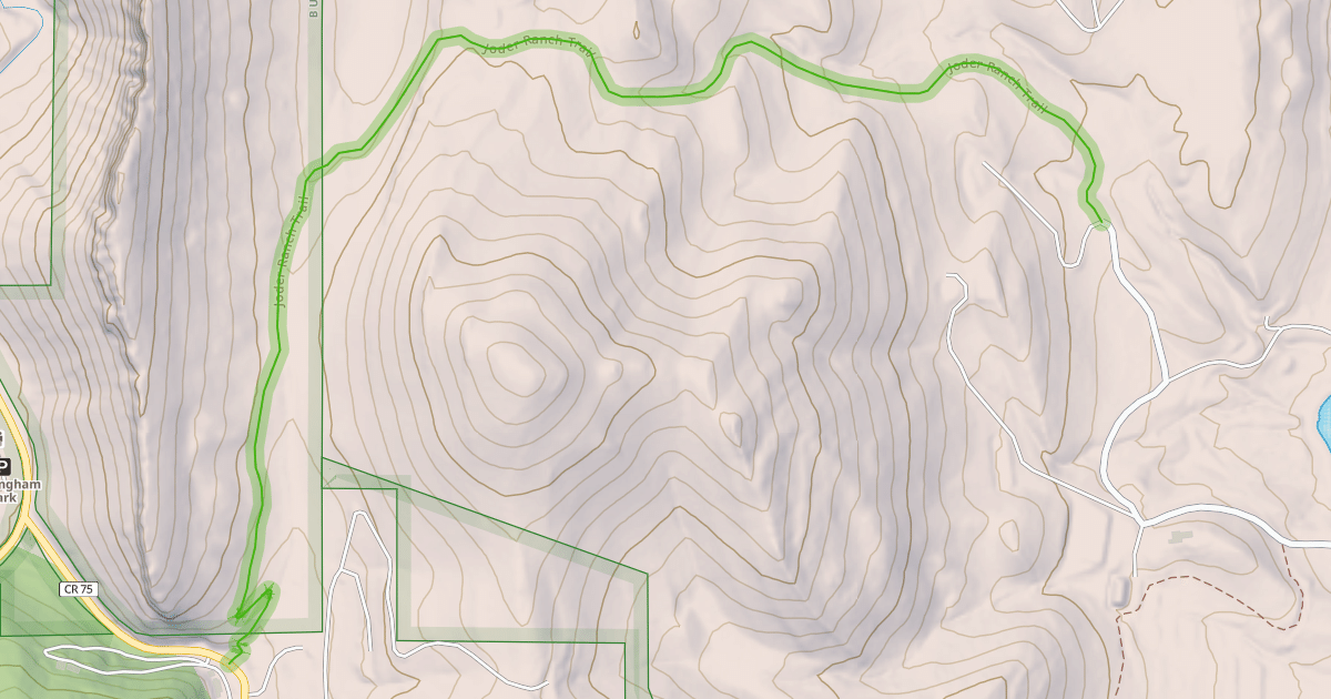 Map preview of Joder Ranch Trail