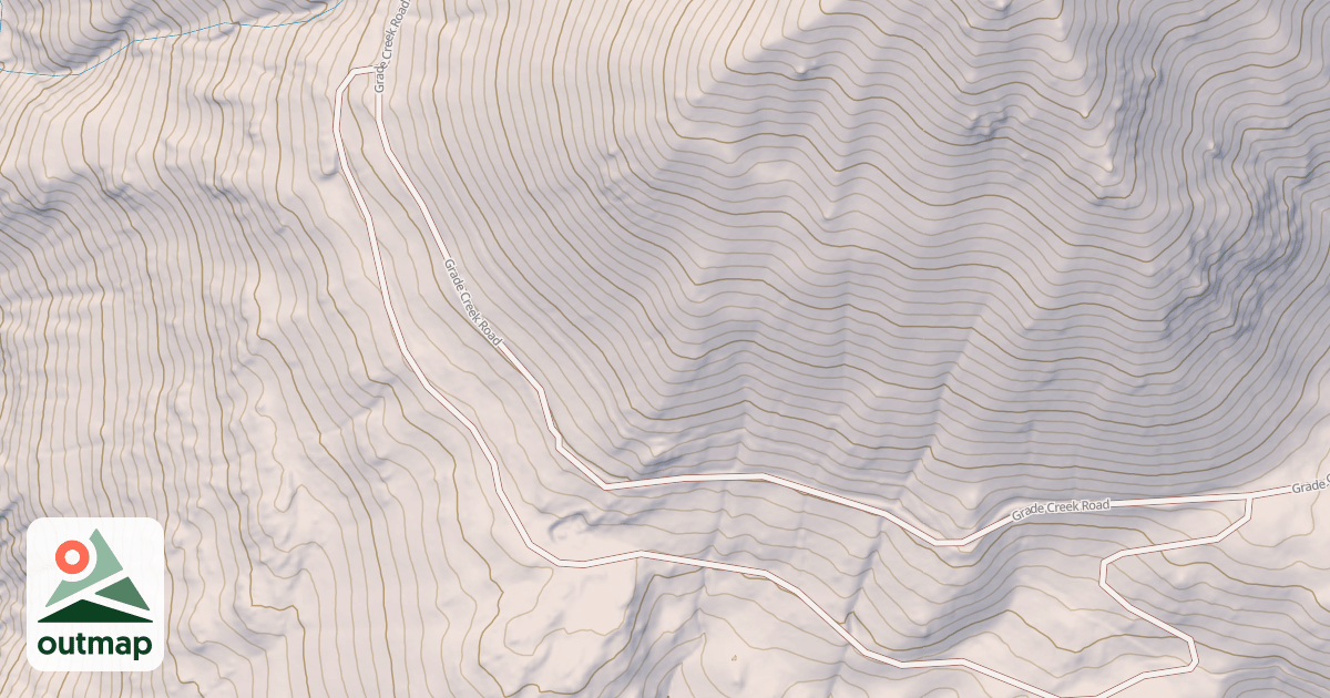 Map of BORROW PIT / CAMP 4 ROAD