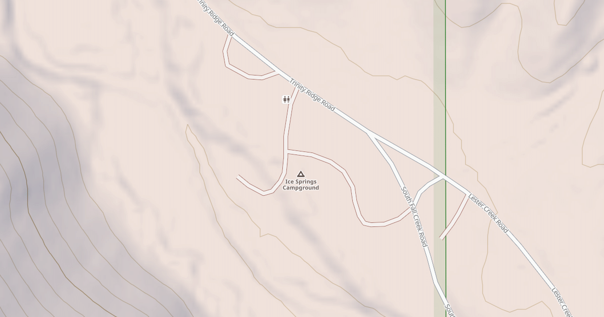 Map preview of ICE SPRINGS CAMPGROUND