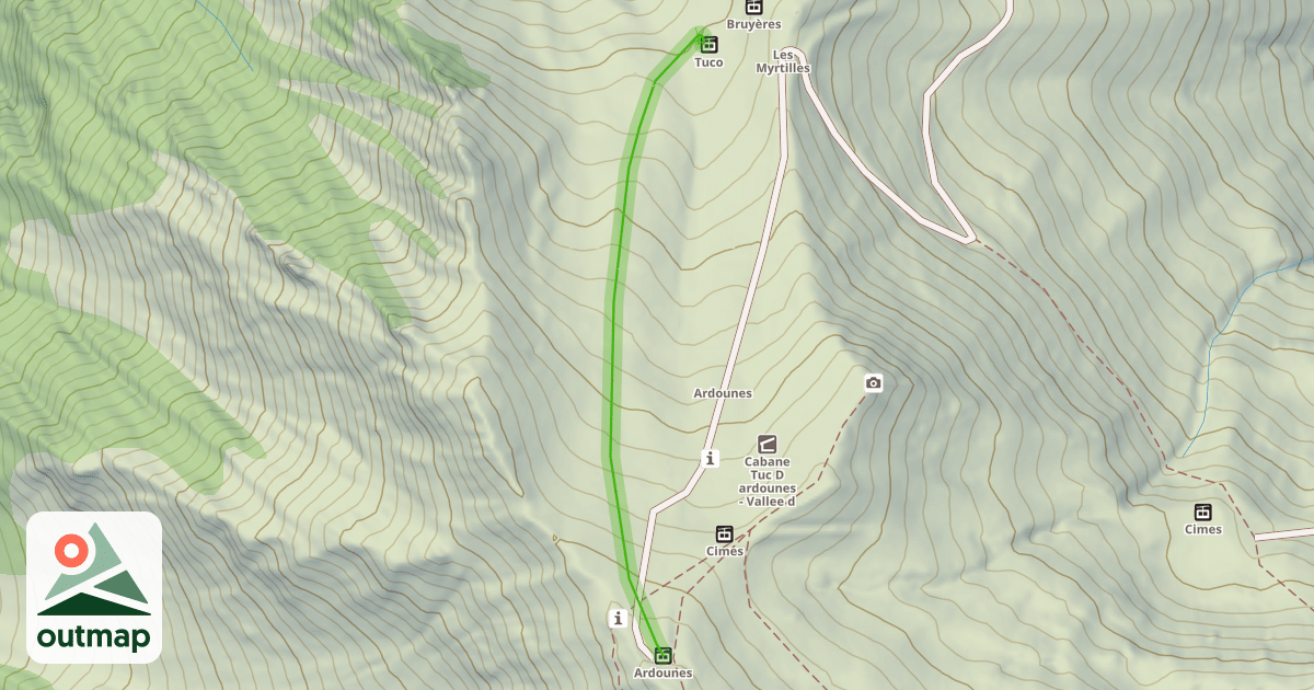 Map of Sarrouyes