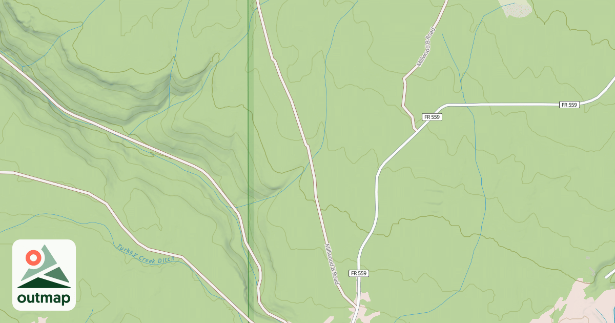 Map of MILLWOOD B