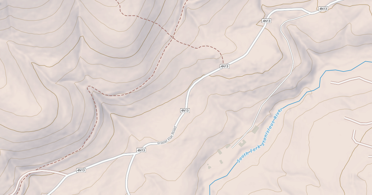 Map preview of FRASER FLAT RD