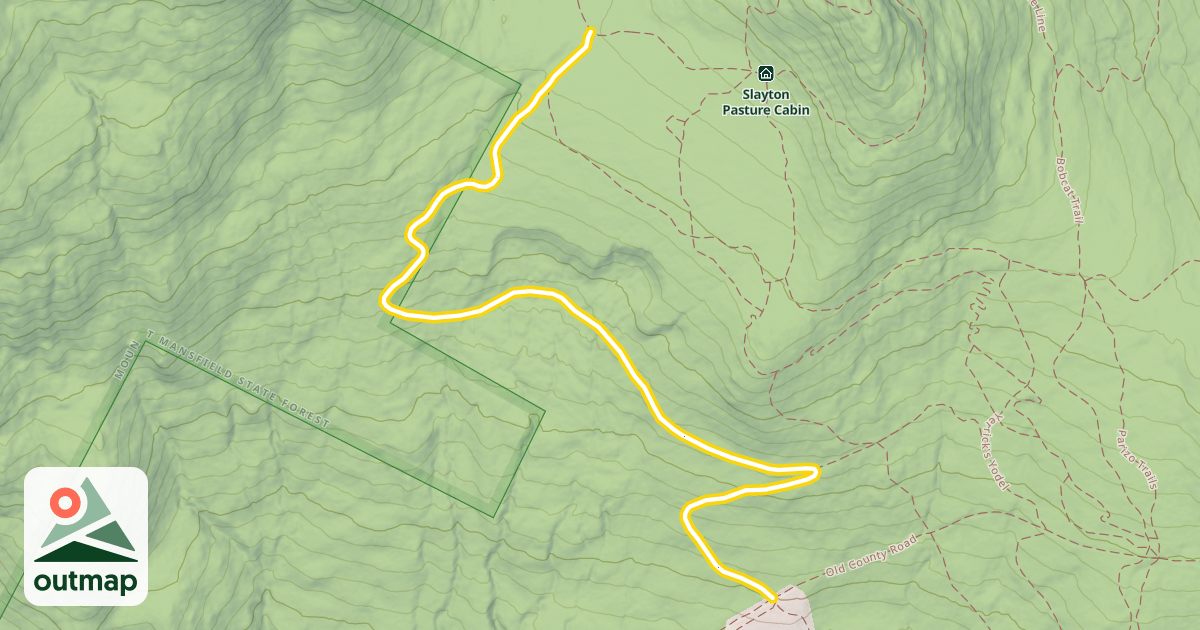 Map of Chris's Run