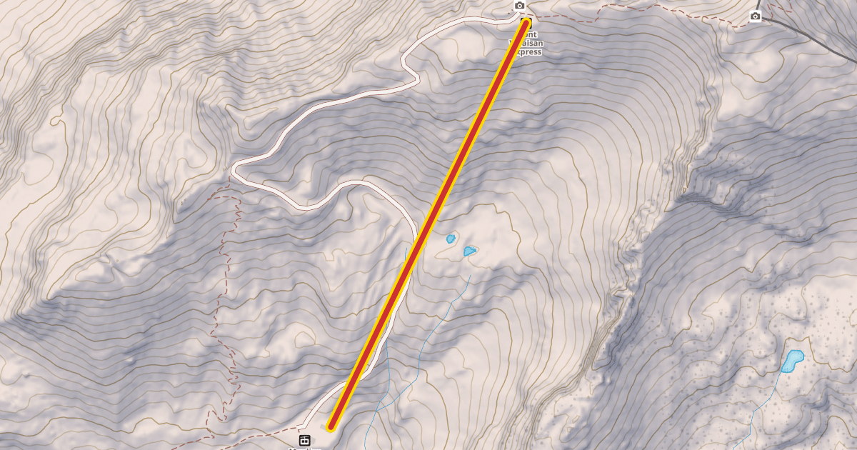 Map preview of Mont Valaisan Express