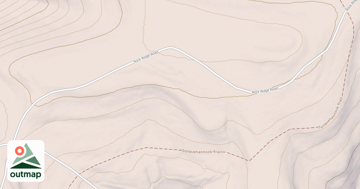 Map of Susquehannock State Forest Snowmobile Trails