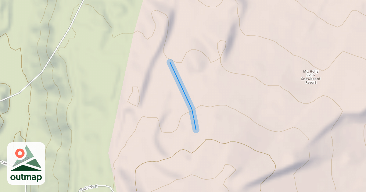 Map of Grant's Gorge