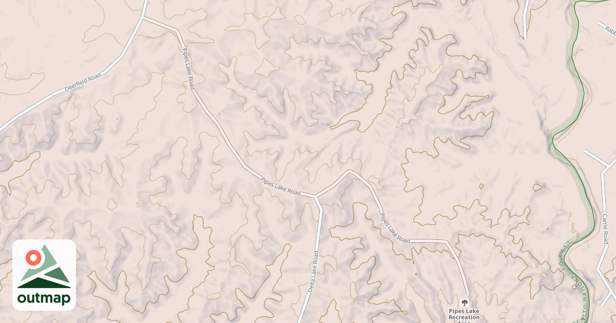 Map of PIPES LAKE