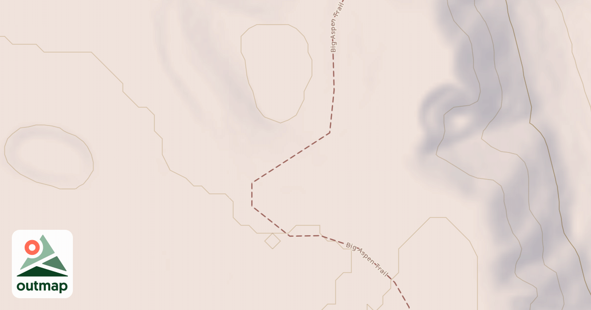 Map of Big Aspen Spur D