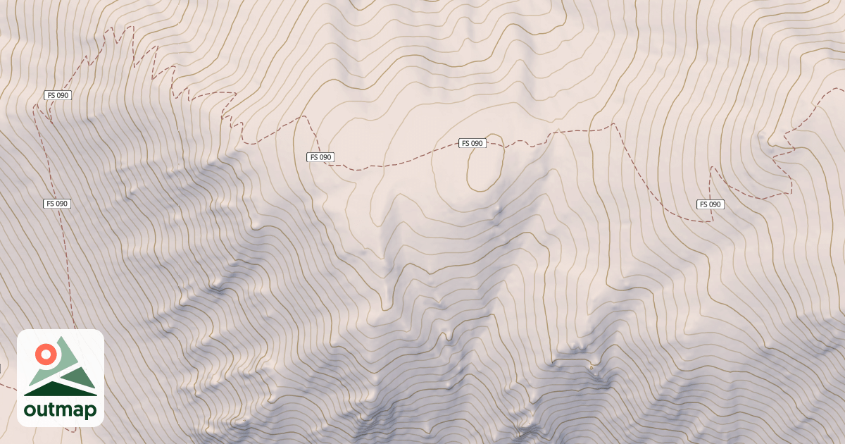 Map of Indian Ridge