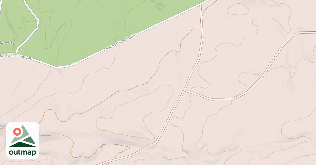 Map of USFS Motor Vehicle Use Map Roads {CEAC1A8D-F013-4771-B776-5889155A4489}