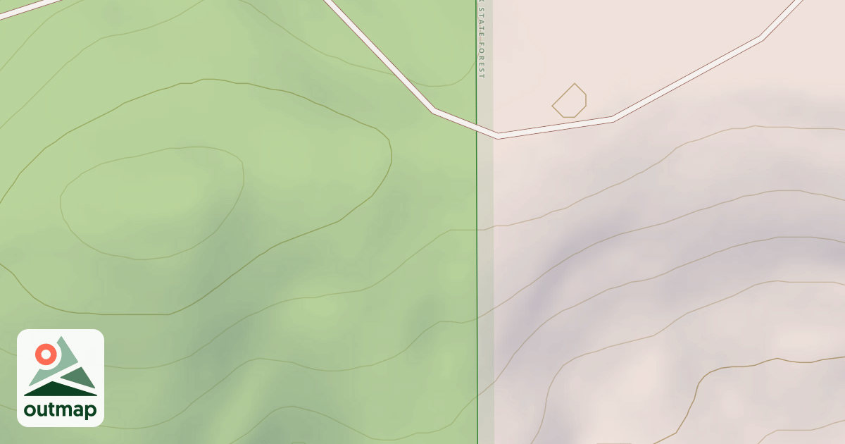 Map of Hidden Trail