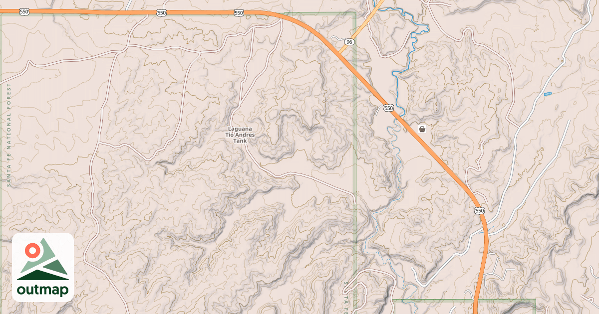 Map of USFS Motor Vehicle Use Map Roads {550DF19A-3DF6-4A76-8CFD-EFB43463FE46}