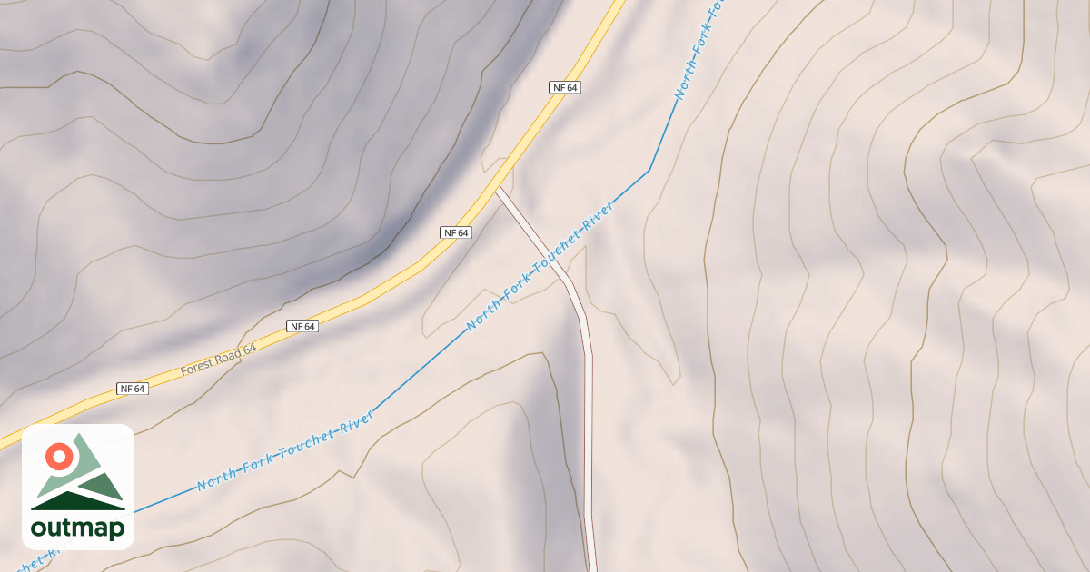 Map of TOUCHET CORRAL