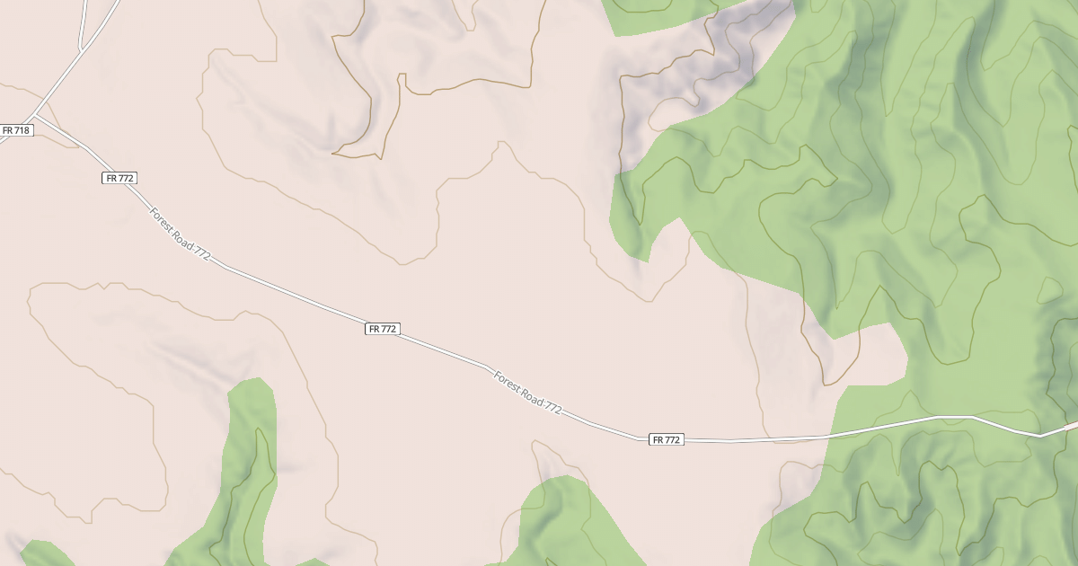 Map preview of USFS National Forest System Roads {4588F1A7-EB02-412D-A5C1-98F3F6E9C131}