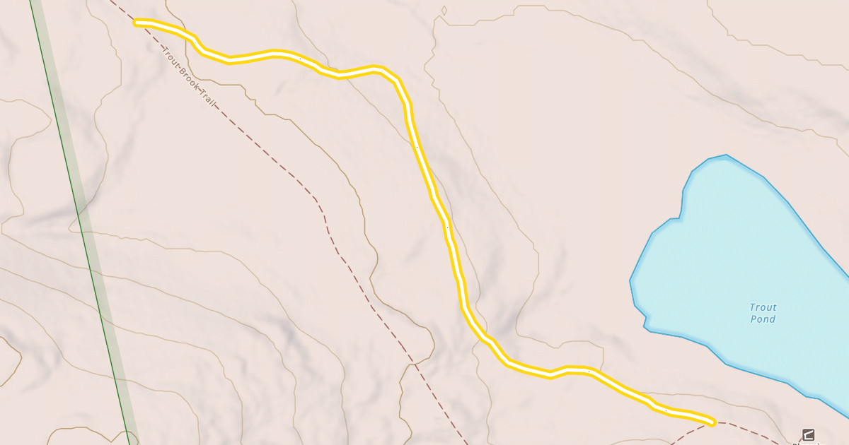 Map preview of Trout Brook Trail