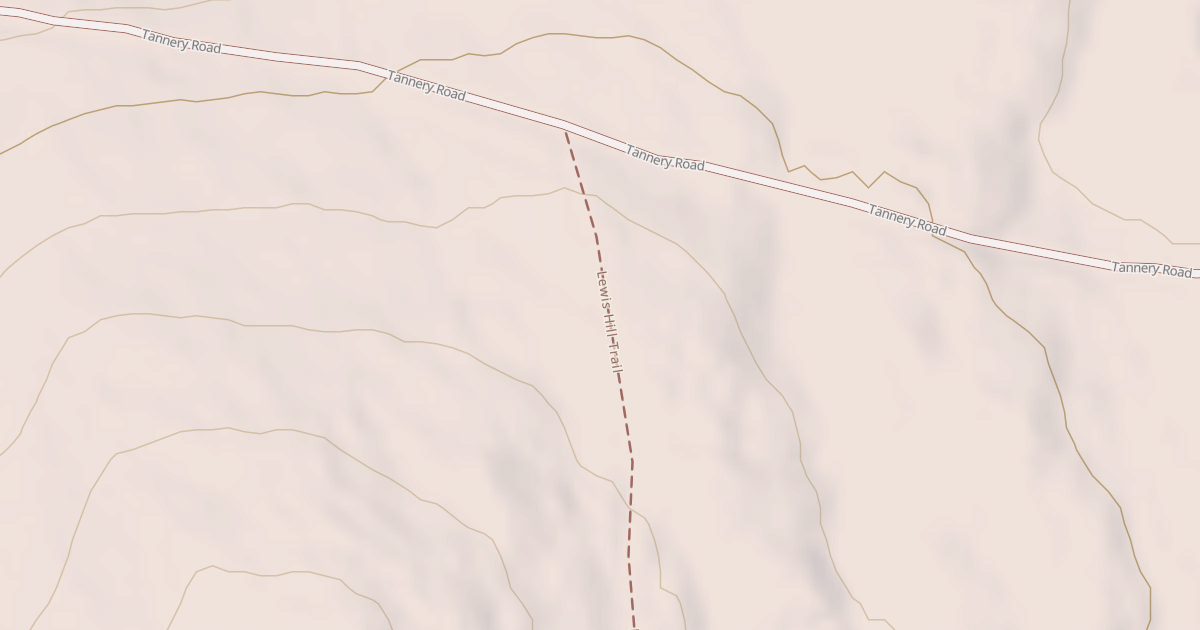 Map preview of Lewis Hill Trail