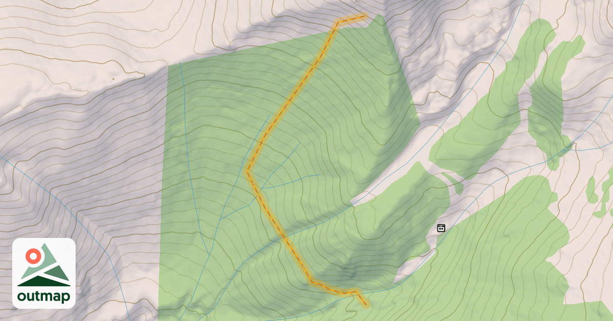 Map of Lower Elephant's Trunk