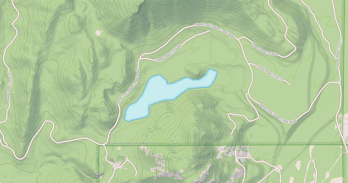 Map preview of NF INDIAN CREEK