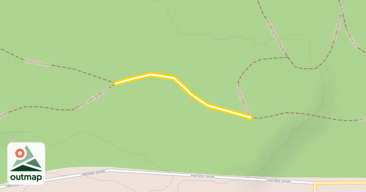 Map of Agony High Road