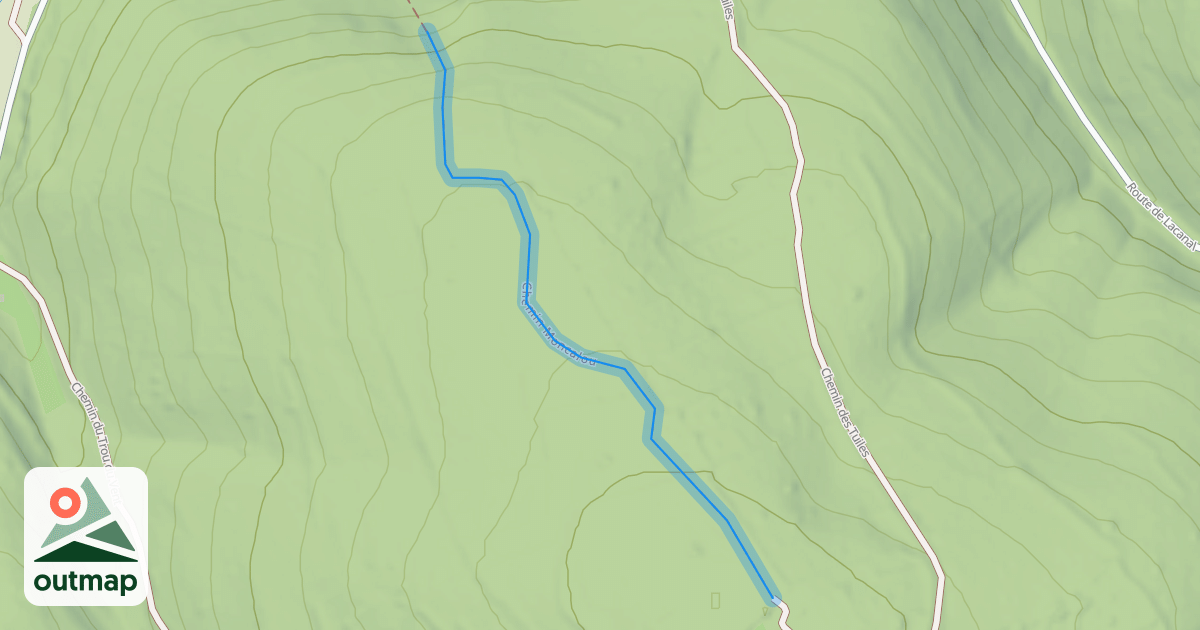 Map of Chemin Moncalou