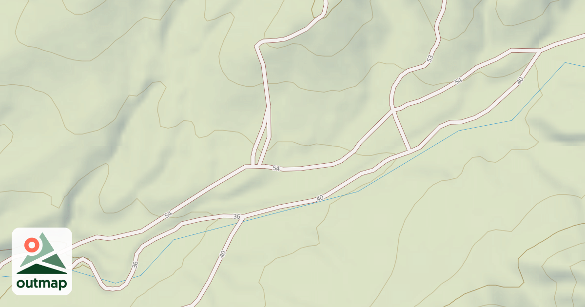 Map of USFS Motor Vehicle Use Map Trails 6855