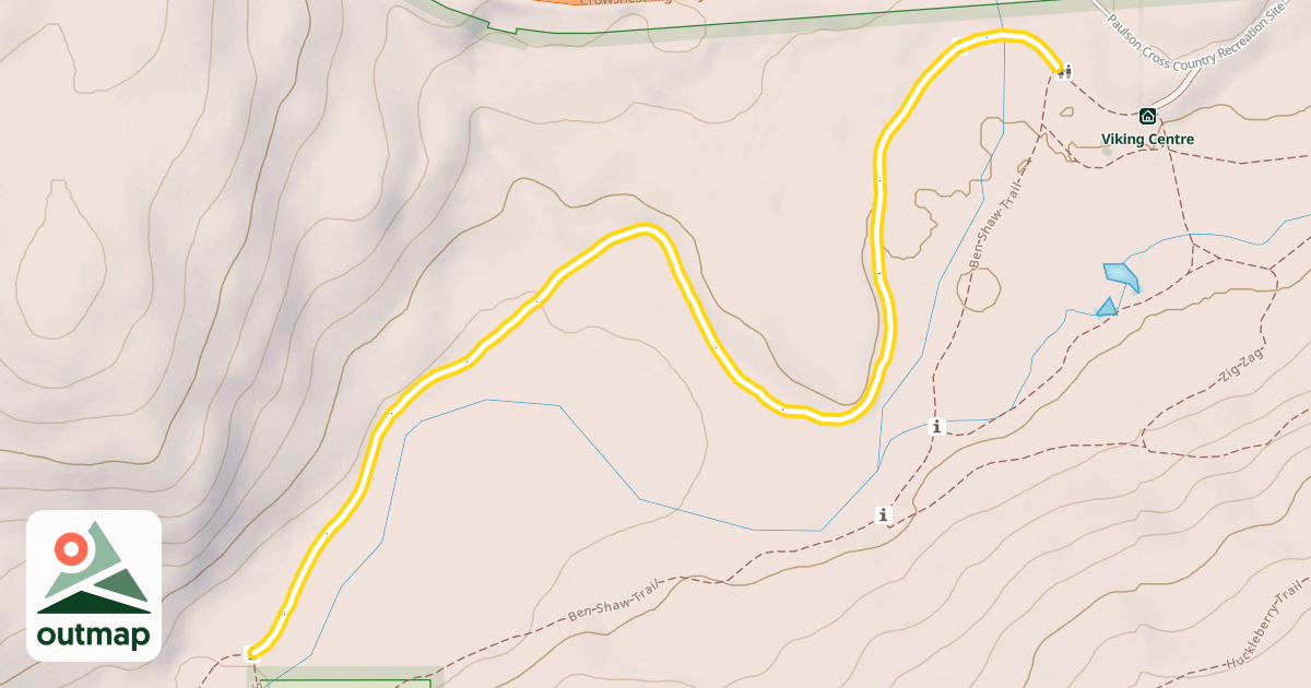 Map of Booty's Trail